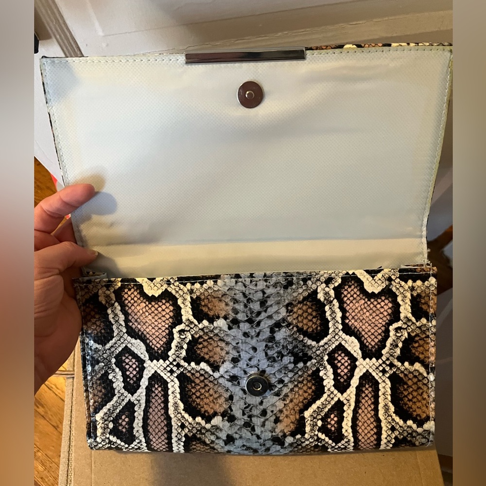 H&M Snake Print Clutch! - image 4